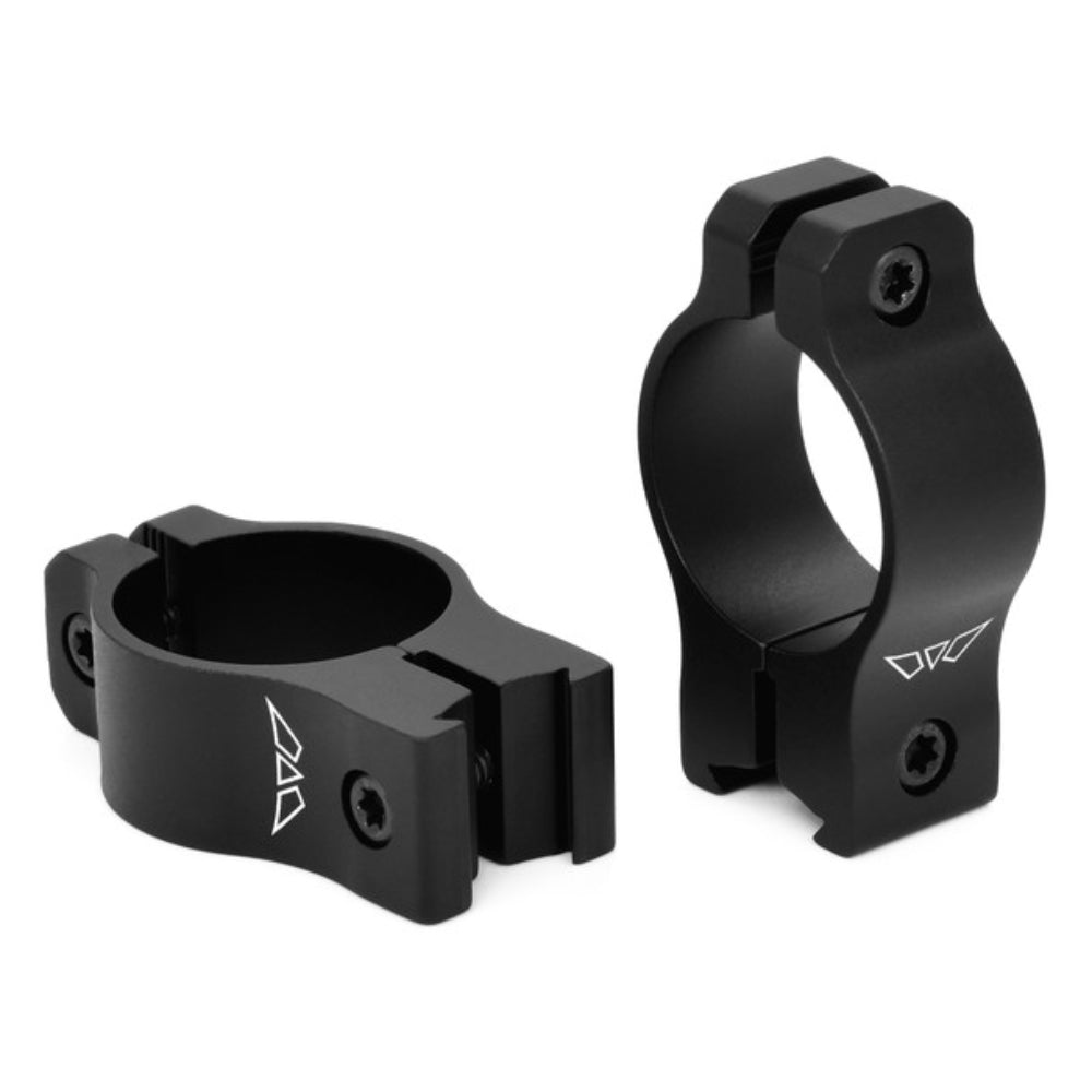 Warne Vapor 1" Rimfire Rings - Canada Brass -