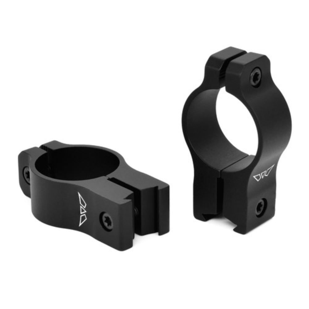 Warne Vapor 1" Rimfire Rings - Canada Brass -