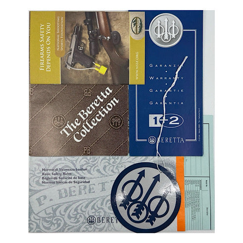5 Beretta Owner's manual and one hang tag