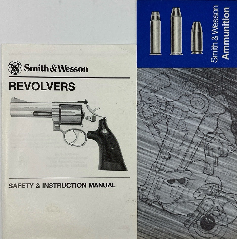 Smith & Wesson Revolvers owner's manual (1990) with S&W Amo Catalog