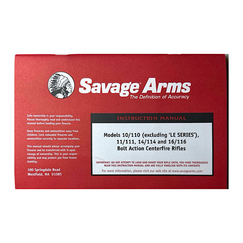 Savage Arms Mod 62/64 22 LR Auto Loader Owner's Manual