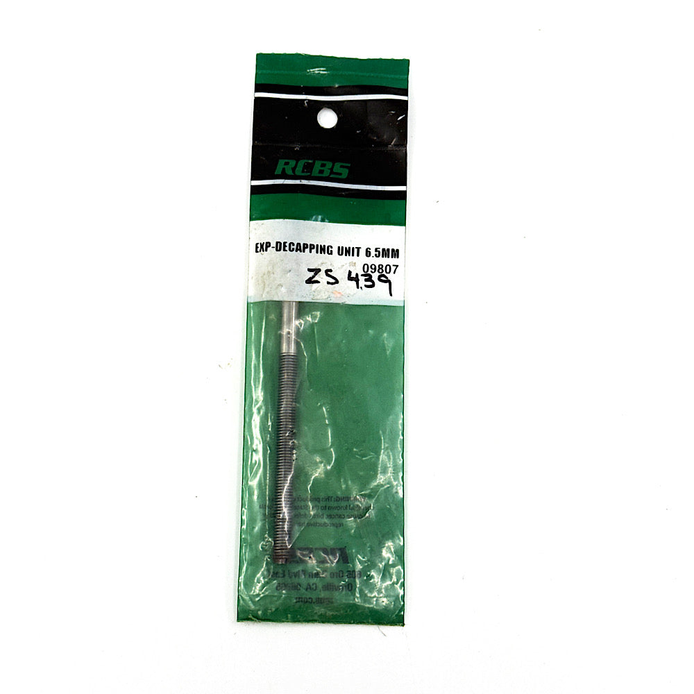 R.C.B.S. 09807 Expanding Decapping Unit 6.5mm