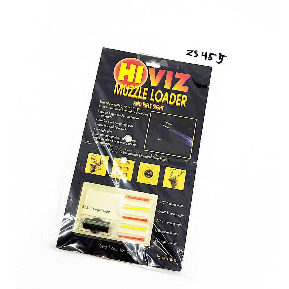 Hi Viz Muzzleloader M.L. 1002 fit .360 Dovetails Front Sight