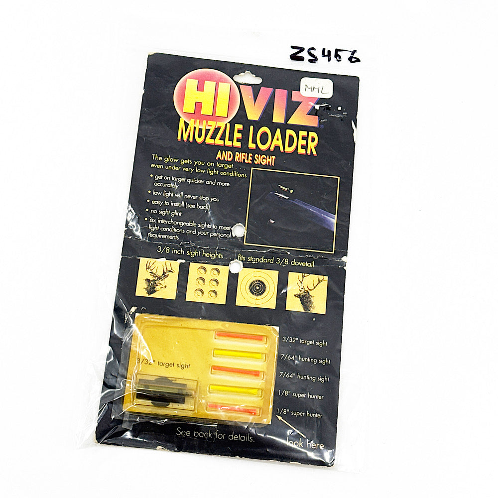 Hi Viz  Muzzleloader MML Fits 3/8" Dovetail Front Sight