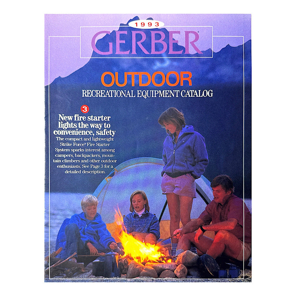 Gerber Legendary Blades 1992 Sports Catalog