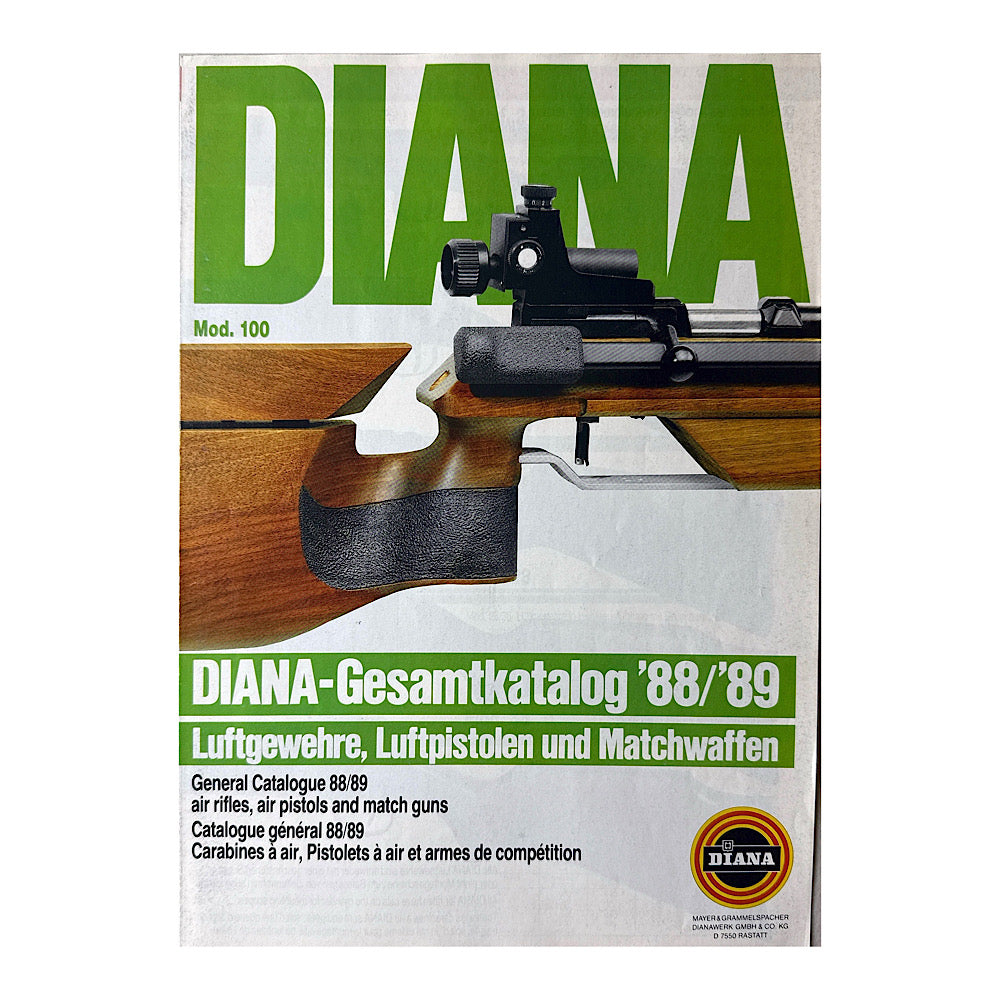 Diana Air Rifles 88, 89 Catalog