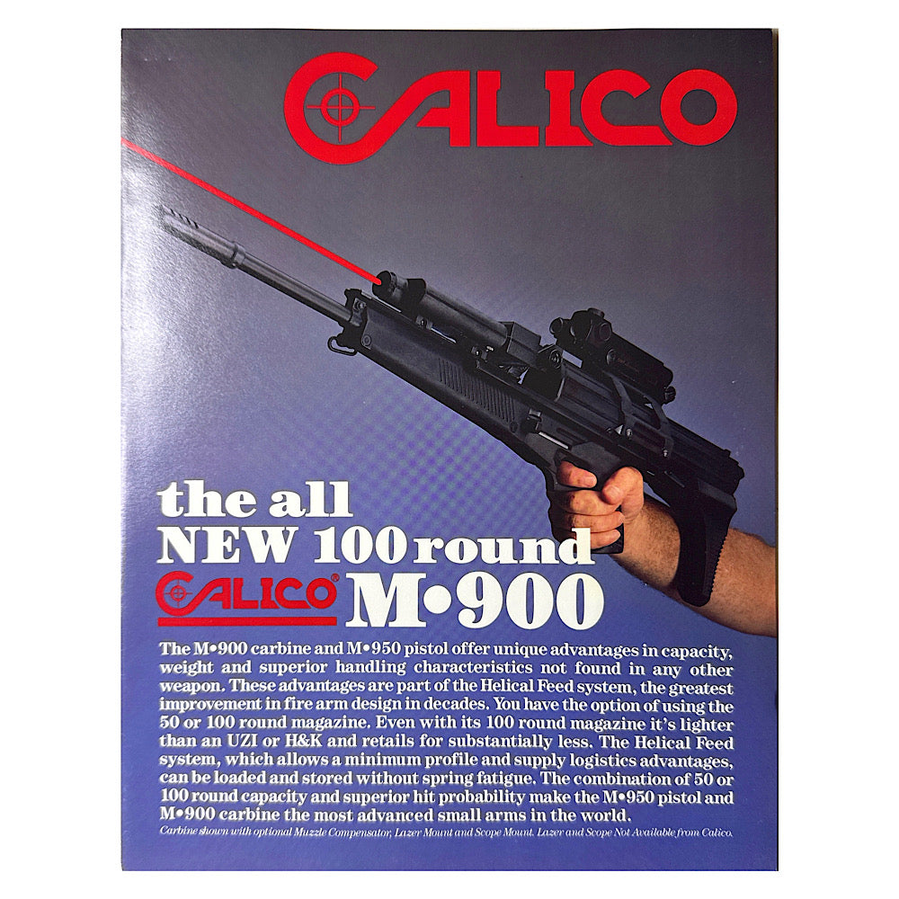 Calico 1988 Foldout Catalog