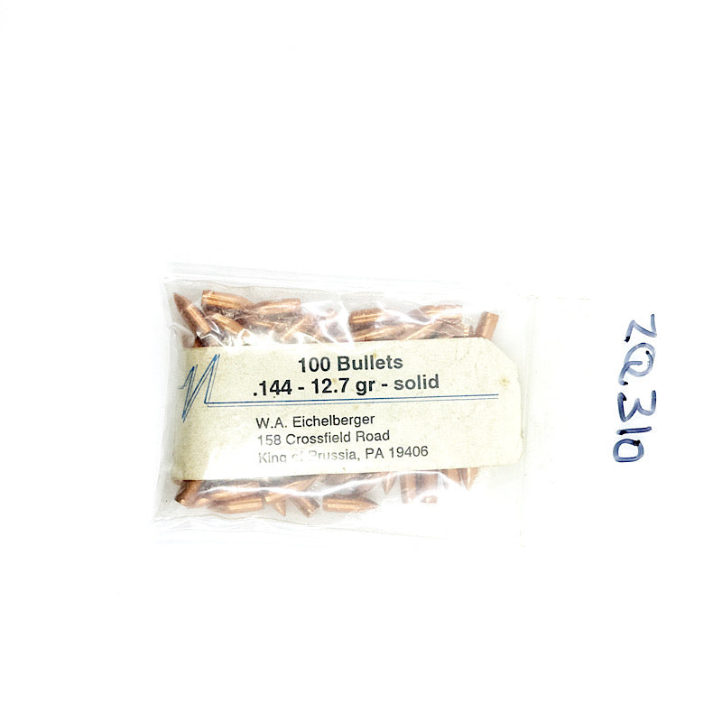 100 14cal .144 12.7gr solid (F.M.J. Profile) in box - Canada Brass - 