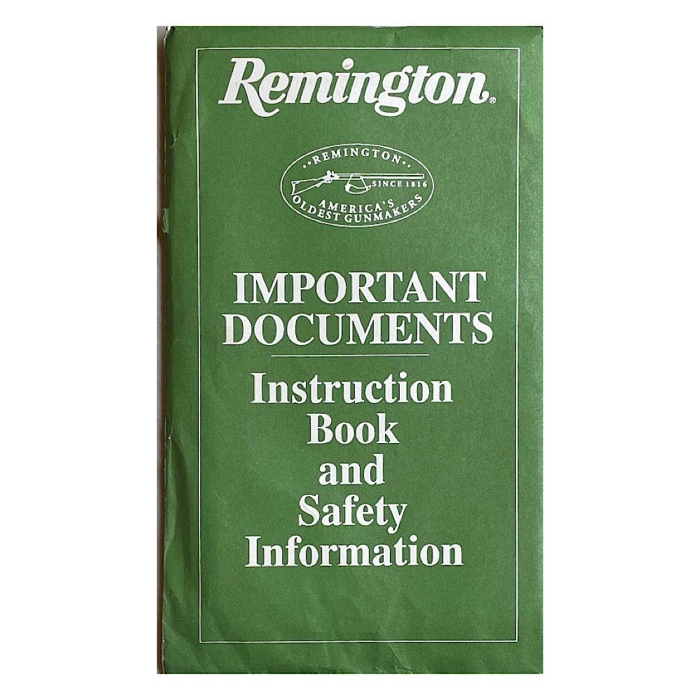 Remington Owner's Manual Model 700 Bolt Ation Centerfire Rifle 26" Barrel 300 Rem Ultra Mag in mailing envelope - Canada Brass - 