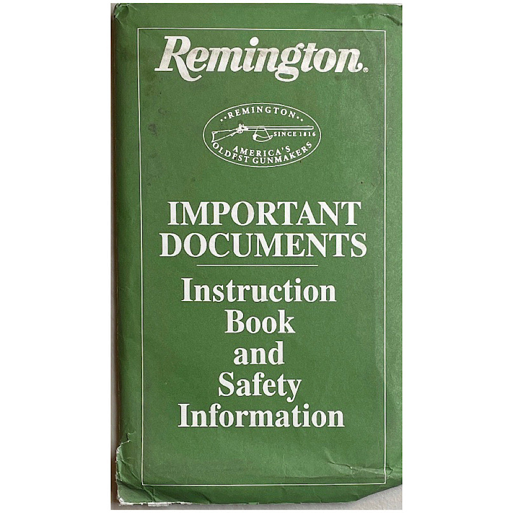 Remington Owner's Manual Model 870 Express Super Mag Pump Action Shotgun 3 1/2" Chamber 28" Barrel VT 12ga Rem Choke still in mailing envelope - Canada Brass - 