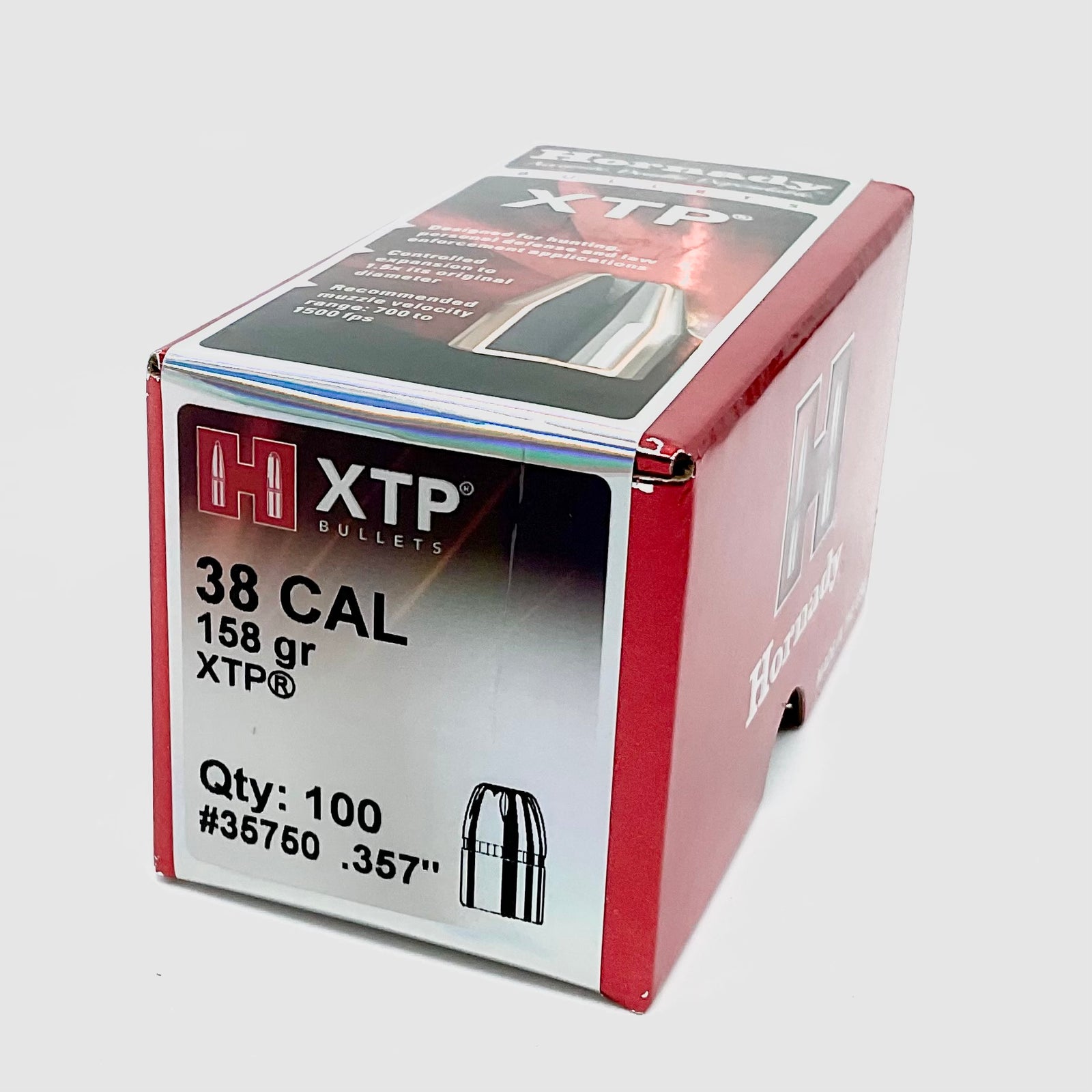 Hornady 38 cal XTP Pistol Bullets