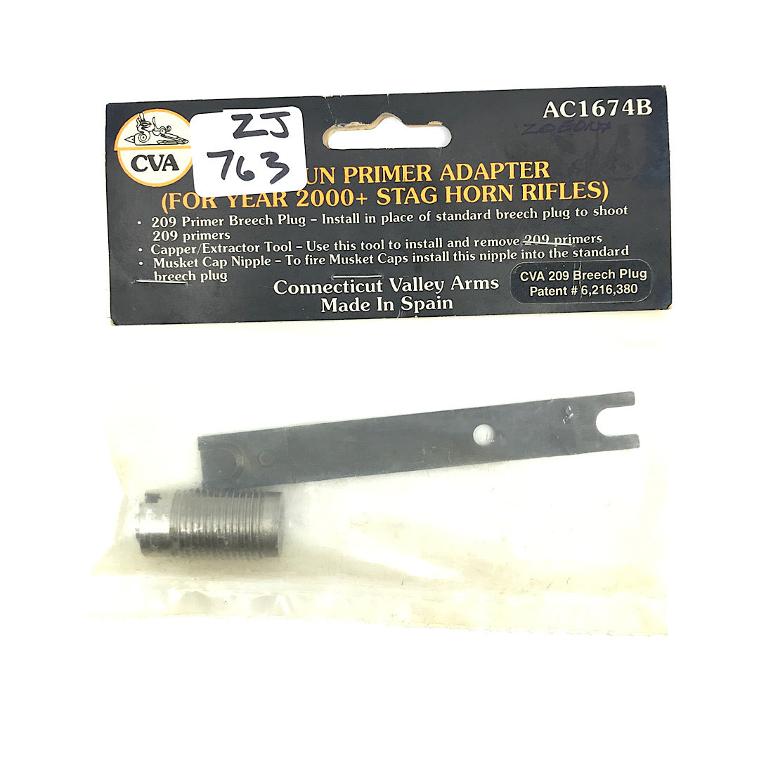 C.V.A. Ac 1674 B Shotgun Primer Adapter for post 2000 stag horn rifles