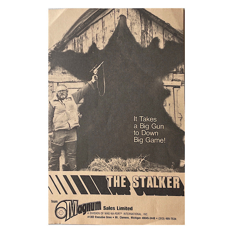 Original Sales brochure for magna port the stalker 44 mag revolver - Canada Brass - 