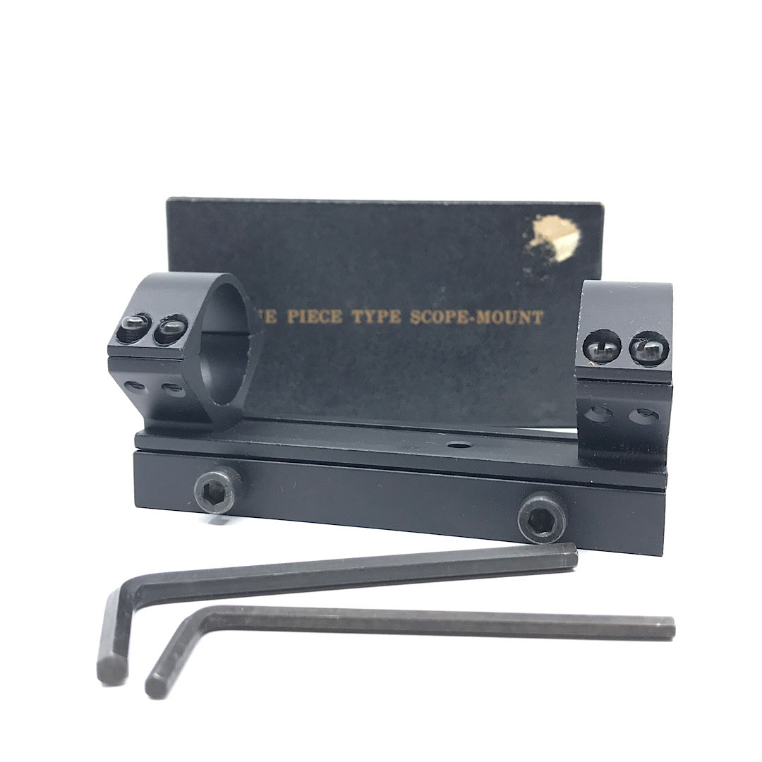 One Piece 3/8 Dovetail base 1" Scope Rings