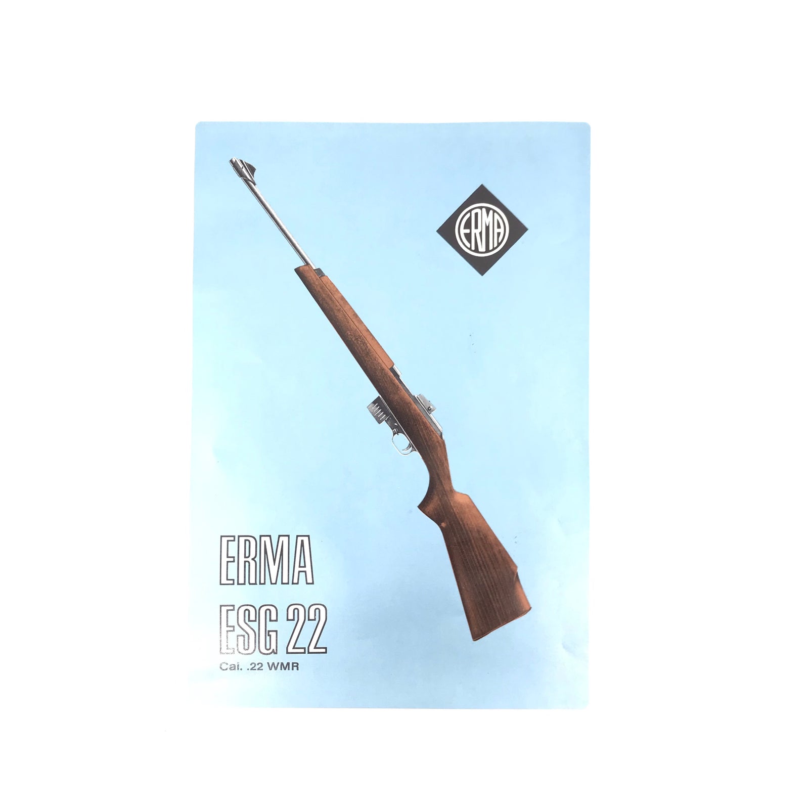 Erma ESG 22 Cal. .22 WMR Instruction Manual