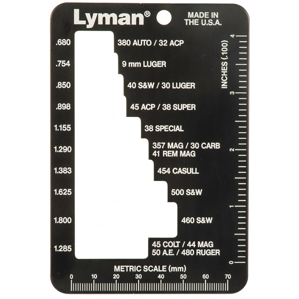 Lyman E-ZEE Pistol Case Gauge